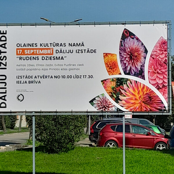 Dāliju izstādē Olainē, 2023.gads